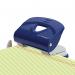 Q-Connect Medium Duty Metal Desk Hole Punch Blue KF14218 KF14218