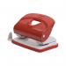 Q-Connect Medium Duty Metal Desk Hole Punch Red KF14219 KF14219