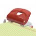 Q-Connect Medium Duty Metal Desk Hole Punch Red KF14219 KF14219