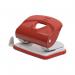 Q-Connect Medium Duty Metal Desk Hole Punch Red KF14219 KF14219