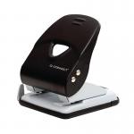 Q-Connect Heavy Duty Metal Desk Hole Punch Black KF14221 KF14221