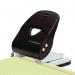 Q-Connect Heavy Duty Metal Desk Hole Punch Black KF14221 KF14221