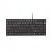 Q-Connect Ergonomic Compact Keyboard Black KX220 KF14361