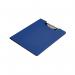 Q-Connect Clipboard Foam Foldover A4 Blue KF14410 KF14410