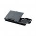 Q-Connect Height Adjustable Laptop Stand with Mousepad and Phone Holder Black KF14471 KF14471