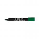 Q-Connect Flipchart Marker Bullet tip 2mm Green Pack of 10 KF15400 KF15400