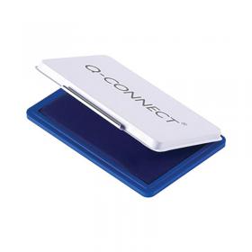 Q-Connect Stamp Pad Metal Case Large 126 x 81mm Blue KF15438 KF15438