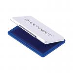 Q-Connect Stamp Pad Metal Case Large 126 x 81mm Blue KF15438 KF15438