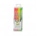 Q-Connect Liquid Ink Highlighter Assorted (Pack of 4) KF16127 KF16127