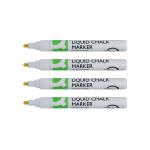 Q-Connect Chalk Markers Medium Tip White (Pack of 4) KF16282 KF16282