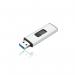 Q-Connect USB 3.0 Slider 16GB Flash Drive SilverBlack KF16369 KF16369