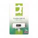 Q-Connect USB 3.0 Slider 16GB Flash Drive SilverBlack KF16369 KF16369