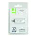 Q-Connect Silver/Black USB 3.0 Slider 32Gb Flash Drive 43202005 KF16370