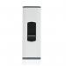 Q-Connect USB 3.0 Slider 64GB Flash Drive Silver/Black KF16371 KF16371