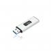 Q-Connect USB 3.0 Slider 64GB Flash Drive SilverBlack KF16371 KF16371