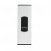 Q-Connect USB 3.0 Slider 128GB Flash Drive Silver/Black KF16375 KF16375