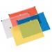 Q-Connect Document Zip Wallet A4 Assorted (20 Pack) KF16552 KF16552