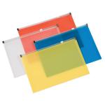 Q-Connect Document Zip Wallet A4 Assorted (Pack of 20) KF16552 KF16552