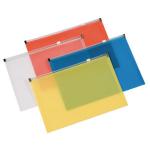 Q-Connect Document Zip Wallet A5 Assorted (Pack of 20) KF16553 KF16553