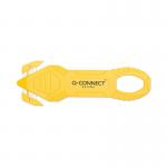 Q-Connect 3-in-1 Safety Cutter Concealed Steel Blade Yellow KF17051 KF17051