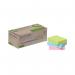 Q-Connect Recycled Notes 38x51mm Pastel Rainbow (Pack of 12) KF17326 KF17326