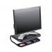 Q-Connect Monitor Laptop Riser with Desktop Organiser 380x295x110mm Black KF17416 KF17416