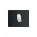 Q-Connect Mouse Mat 32 x 27cm Black Fabric KF17420 KF17420