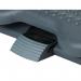 Q-Connect Premium Height Adjustable Footrest with Anti-slip Bumps Black KF17982 KF17982