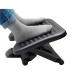 Q-Connect Premium Height Adjustable Footrest with Anti-slip Bumps Black KF17982 KF17982
