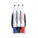 Q-Connect Magnetic Whiteboard Erase with 3 Whiteboard Markers KF18634 KF18634