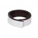 Q-Connect Magnetic Racking Strip White PVC 20mmx1.5mmx5m KF18990 KF18990