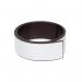 Q-Connect Magnetic Racking Strip White PVC 30mmx1.5mmx5m KF18991 KF18991