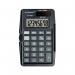 Q-Connect 8 Digit Pocket Calculator with Cover Black KF19062 KF19062