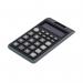 Q-Connect 8 Digit Pocket Calculator Black KF19063 KF19063