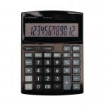 Q-Connect 12 Digit Business Table Top Calculator Large Black KF19066 KF19066