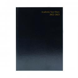 Cheap Stationery Supply of Academic Diary Day Per Page A4 Black 2022-2023 KF1A4ABK22 KF1A4ABK22 Office Statationery