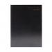 5 Star Academic Diary Day Per Page A4 Black 2025-2026 KF1A4ABK25 KF1A4ABK25