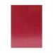 5 Star Academic Diary Day Per Page A5 Burgundy 2025-2026 KF1A5ABG25 KF1A5ABG25