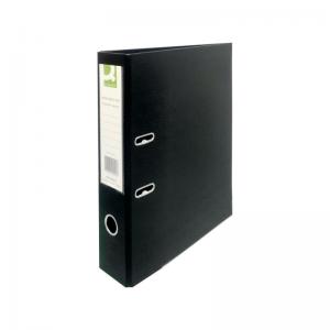 Q-Connect Foolscap Black Polypropylene Arch Files PackKF20025 KF20025