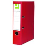 Q-Connect Lever Arch File Paperbacked Foolscap Red (Pack of 10) KF20031 KF20031