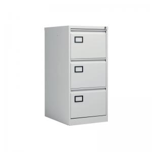 VOW Jemini 3 Drawer Filing Cabinet 470x622x1016mm Light Grey KF20043