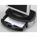 Q-Connect MonitorPrinter Stand with Storage Drawer Black KF20081 KF20081