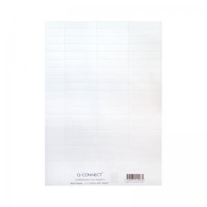 Q-Connect Suspension File Tab Label Inserts White Pack of 51 19601KIN0