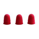 Q-Connect Thimblettes Size 00 Red (Pack of 12) KF21507 KF21507
