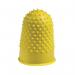 Q-Connect Thimblettes Size 2 Yellow (Pack of 12) KF21510 KF21510