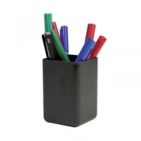 Q-Connect Executive Pen Pot Black KF21696 KF21696