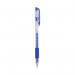 Q-Connect Gel Rollerball Pen Medium Blue (Pack of 10) KF21717 KF21717