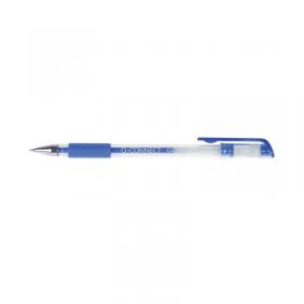 Q-Connect Gel Rollerball Pen Medium Blue (Pack of 10) KF21717 KF21717