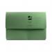 Q-Connect Document Wallet Foolscap Green (Pack of 50) KF23012 KF23012