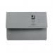 Q-Connect Document Wallet Foolscap Grey (Pack of 50) KF23013 KF23013
